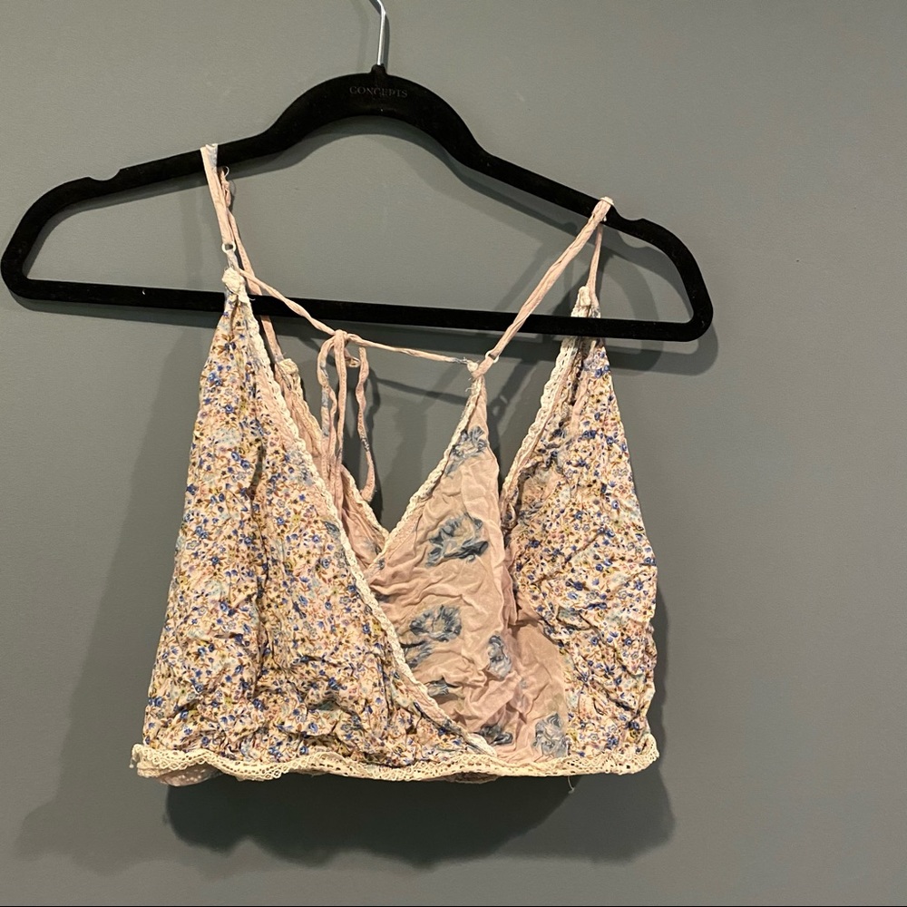Free People Cropped Lineny Tank - Picture 4 of 4